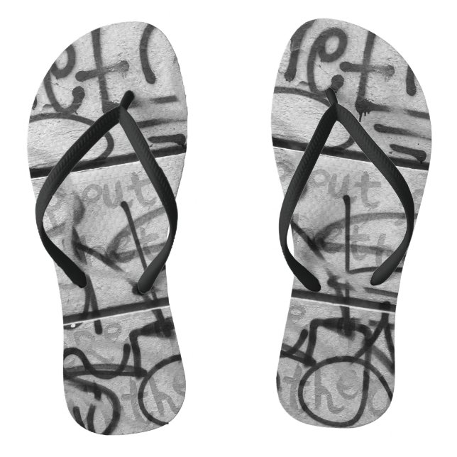Urban Graffiti Style Flip Flops (Fußbett)