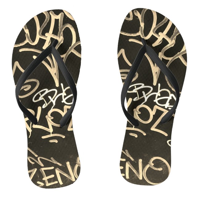 Urban Graffiti Style Flip Flops (Fußbett)