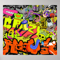 Urban Graffiti: Vintage Kunstmauer