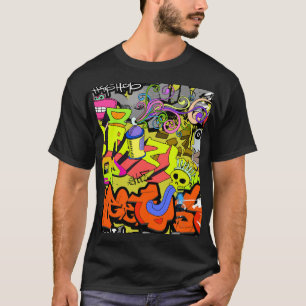 Urban Graffiti: Vintage Kunstmauer T-Shirt