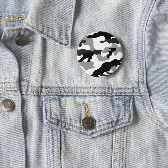 Urban Grey Camouflage Nr. 15 Print Button (Beispiel)