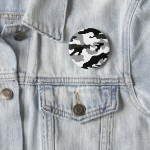 Urban Grey Camouflage Nr. 15 Print Button