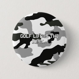 Urban Grey Camouflage Nr. 15 Print Button