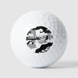 Urban Grey Camouflage Nr. 15 Print Golfball