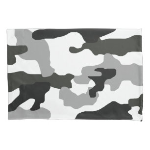 Urban Grey Camouflage Nr. 15 Print Kissenbezug
