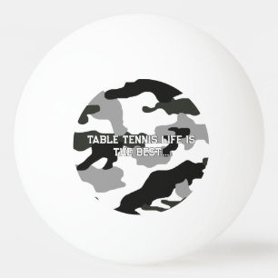 Urban Grey Camouflage Nr. 15 Print Tischtennisball
