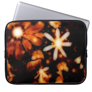 Urban Grunge Blumen Laptop-Hülle Laptopschutzhülle