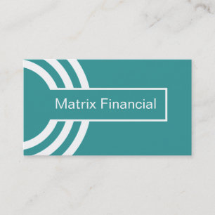 Urban Hipster Business Card, Aquamarin Visitenkarte