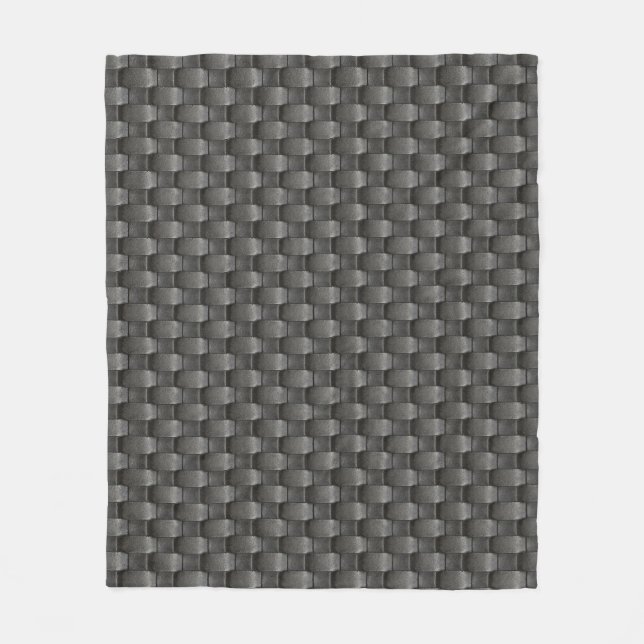 Urban Industrial Metallic Texture Print Fleecedecke (Vorderseite)