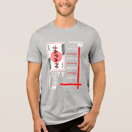 Urban Japan: Aufstieg der Sun Edition Tri-Blend Shirt
