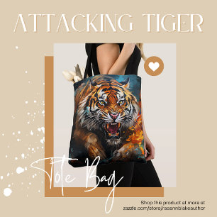 Urban Jungle Attacking Tiger-Tasche Tasche