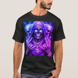 Urban Kings Totenkopf mit goldener Krone Grafik T-Shirt