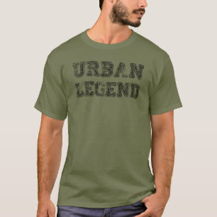 URBAN LEGEND Black Vintag T-Shirt