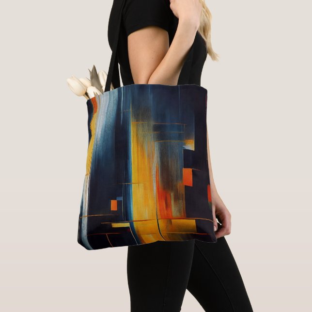Urban Lights Abstract Geometry Tasche (Von Nahem)