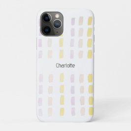 Urban Lilac Geometric Watercolor Mit Monogramm Case-Mate iPhone Hülle