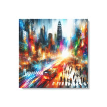 Urban Mirage: Abstraktes Stadtbild