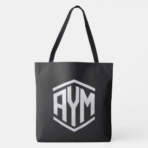 Urban Monogramm Sechseck Grafik-Tasche Tasche