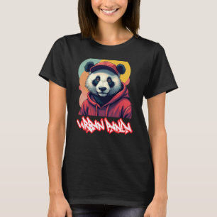 Urban Panda T - Shirt - Women's Niedlich Streetwea