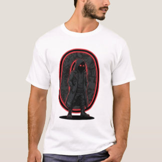 Urban Phantom Dark Techwear Hooded Figure Streetwe T-Shirt