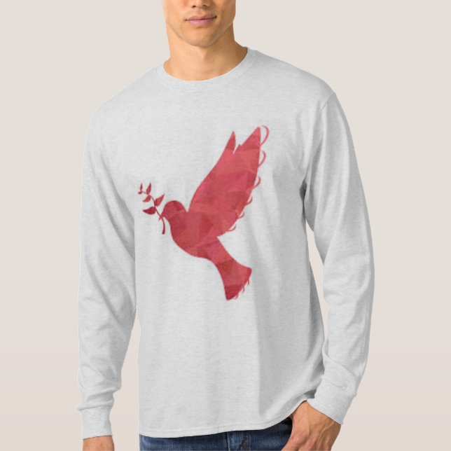 Urban Pigeon T-Shirt - Street Style with a Feather (Vorderseite)
