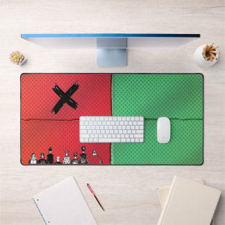 Urban Pop Art Cross Desk Mat Schreibtischunterlage