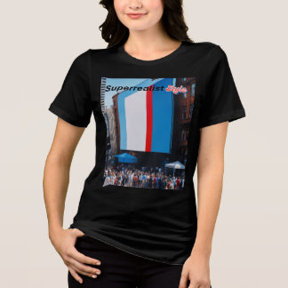 Urban Pulse Superrealist Damen-T-Shirt Tri-Blend Shirt