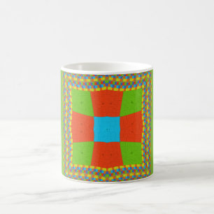 "Urban Quilt" Europäisches geometrisches Muster Ar Kaffeetasse