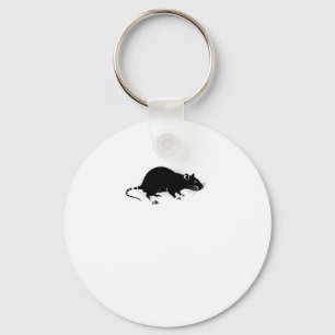 Urban Rat Stencil Graffiti Art Sticker Schlüsselanhänger