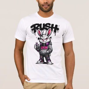 Urban Rebel Rabbit Graffiti T-Shirt