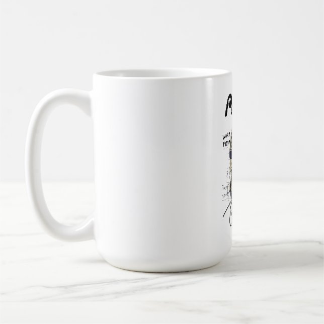 Urban Retro Headphone Vibe Illustration Kaffeetasse (Links)