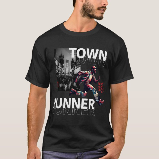 Urban Runner – New York City Style T-Shirt (Vorderseite)