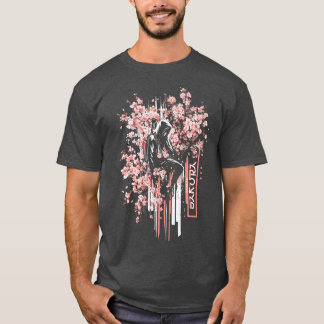 Urban Samurai Unter Sakura Hemd Moderner Krieger C T-Shirt