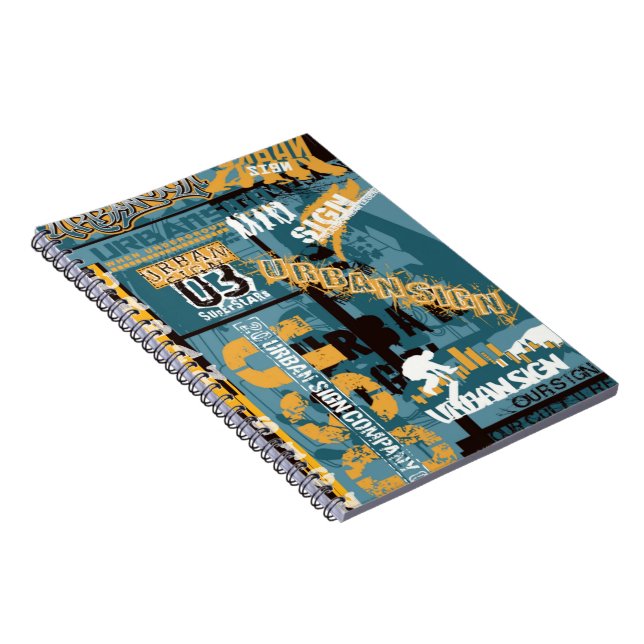 Urban Sign Notebook Notizblock (Rechte Seite)