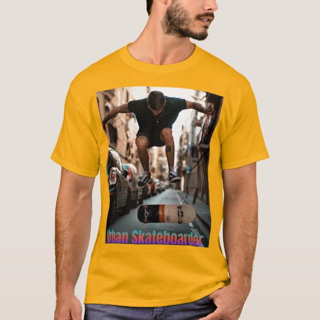 Urban Skateboarder T-Shirt (Vorderseite)