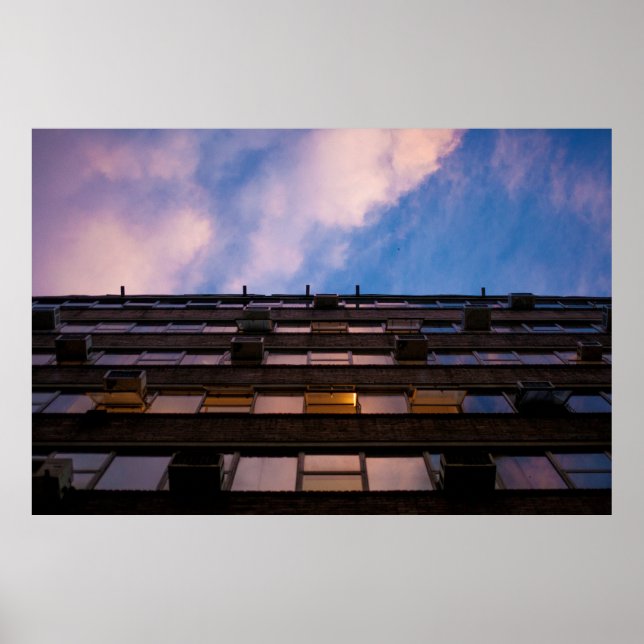 Urban Sky und Gebäude Fotodrucken Poster (Vorne)