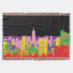 Urban Skyline: Nachtruinendekor. Decke