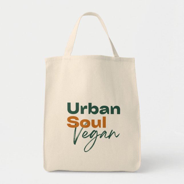 Urban Soul Vegan Minimalist Health and Wellness Tragetasche (Vorne)