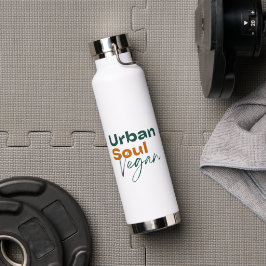 Urban Soul Vegan Minimalist Health and Wellness Trinkflasche