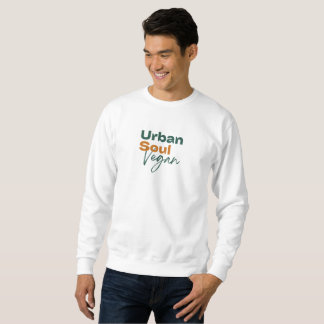 Urban Soul Veganer Minimalist Gesundheit und Welln Sweatshirt
