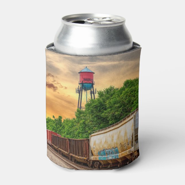 Urban Steam Punk Sunset Can Cooler Dosenkühler (Kanne Vorderseite)