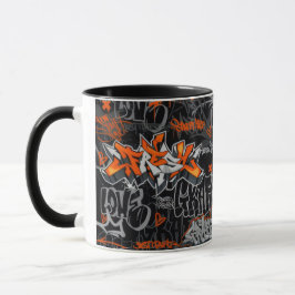 Urban Street Art Graffiti Collage  Tasse