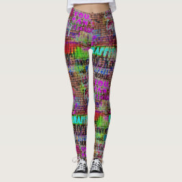 Urban Street Art Graffiti Leggings