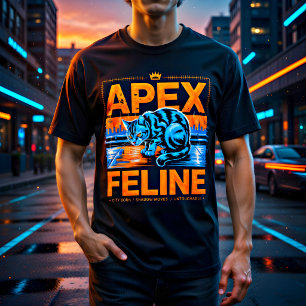 Urban Streetwear Apex Feline Katzenliebhaber Gesch Tri-Blend Shirt