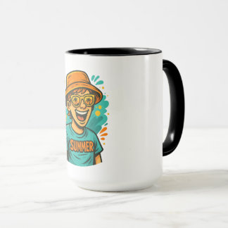 Urban Summer Vibes Cartoon T-Shirt - Bright & Fun  Tasse