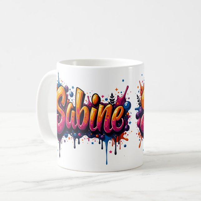 Urban Vibes Sabine 1 Kaffeetasse (Vorderseite Links)