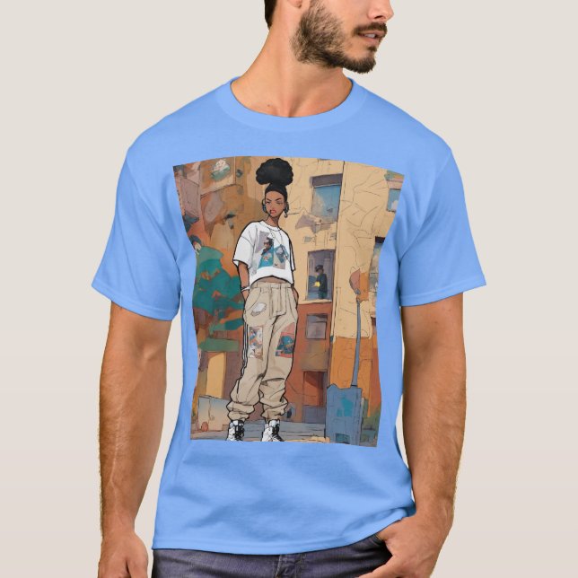 Urban Vibes: Street Art und Graffiti Collection T-Shirt (Vorderseite)
