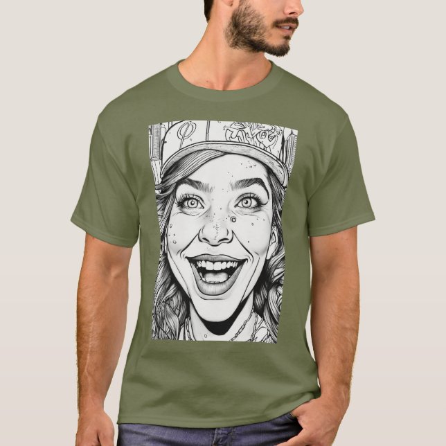Urban Vibes: Street Art und Graffiti Collection T-Shirt (Vorderseite)