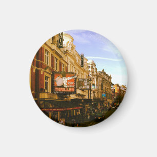 Urban Vintag Downtown City City Magnet