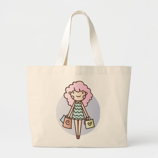 Urban Vogue Shopper Tote Bag Jumbo Stoffbeutel (Vorne)