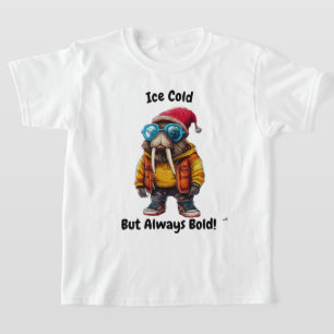 Urban Walrus mit Street Style in Winter Gear T-Shirt